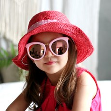 Woojooi 女童金色鏡架太陽眼鏡