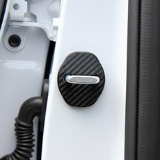 CARTEM Hyundai Kona 汽車車門鎖扣蓋 4件組, 卡夢