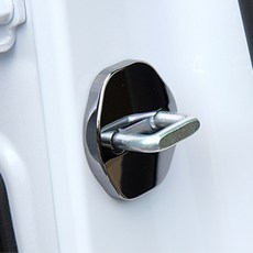 CARTEM 起亞 K3/新款K3 車門鎖扣蓋 4件組, 黑色鍍鉻