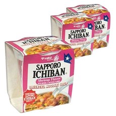 [삿뽀로] 이치방 라멘 새우 컵, 3개