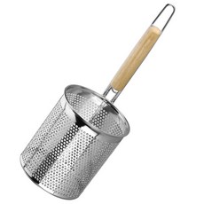 벨라쿠진 나무손잡이 면 건지게 타공형 채망, 혼합색상, 1개