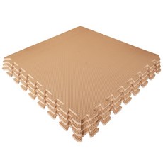 아이엘 노르딕컬러 퍼즐매트 4p, 카멜