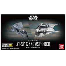 BANDAI 萬代 星際大戰 雪地戰機收藏集模型 AT-ST, 1個