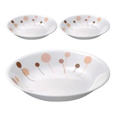 코렐 꽃솜 찬기 중, 혼합색상, 3개