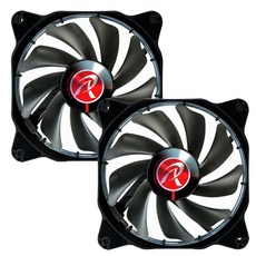 RAIJINTEK LED 컴퓨터 케이스 쿨러 2p AURA 12 Standard, AURA 12 Standard(WHITE)