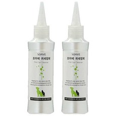 Soave 潔耳液 120ml×2入 寵物狗耳朵清潔 貓咪耳朵清潔, 2個, 120ml