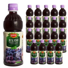 델몬트 포도 100 주스, 400ml, 20개