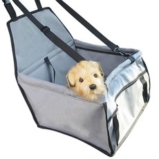 狗狗汽車座椅籃型, 灰色的, 1個
