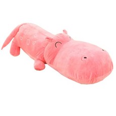 Sunheeshop 河馬造型抱枕, 粉色的