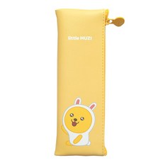 카카오프렌즈 리틀프렌즈 미니 플랫 파우치형 펜케이스, 무지, 1개