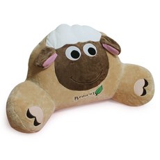 ANINARA 造型網眼靠墊 L號, 布朗尼（米色）