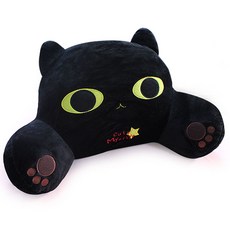 ANINARA 造型網眼靠墊 L號, myomyo(黑色)