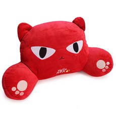 ANINARA 造型網眼靠墊 L號, 阿拉（紅）