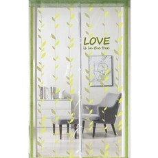 ALTTEURI EVA玄關門用透明防風塑膠膜, 愛心樹