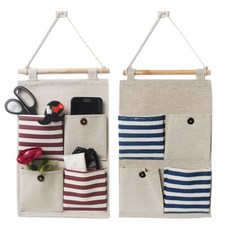 Crova Mall 4格壁掛式收納袋 2入, 隨機發貨