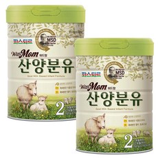 위드맘 산양 분유 2단계, 750g, 2개