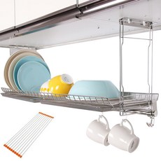 韓國製 Happy Home 多功能滑動水槽架800 + 水槽捲簾架10捲 橘色, 單一顏色, 1個, 1層