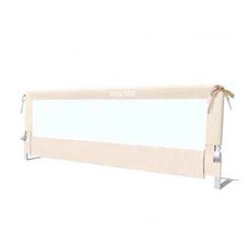 BabyBBZ 프리미엄 침대가드 180cm + 고정 끈, 헤이즐넛 베이지