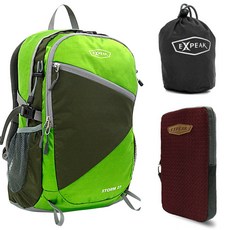 EXPEAK 1+2 Storm 27L小號徒步背包+防雨罩+手機袋 Storm 27L綠色+背包罩（隨機）+手機袋（隨機）, 綠色