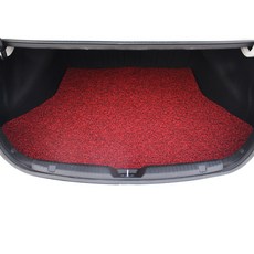 SOONSOO 線圈後車廂墊 厚度20mm HT-05, 現代 Atos (1997年 ~ 2000年), 紅黑色