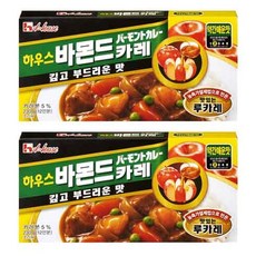 하우스 바몬드 카레 약간매운맛, 230g, 2개