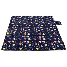 CANBERRA 野餐地板圖案墊心星 200x150cm, 心之星