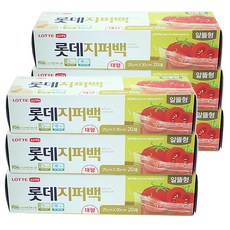 e.Life 實惠型夾鏈袋 大型, 20個, 6個