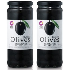 청정원 블랙올리브, 460g, 2개