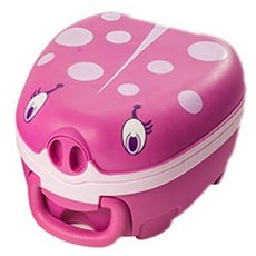 My Carry Potty 凱利 便攜式手提孩童便盆, 粉色瓢蟲款