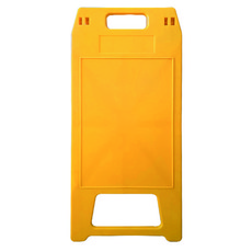 東光安全 A型標示牌 小型 黃色 素面 DK-712, 1個