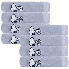 Songwol 松月 Snoopy River 145g 30支棉紗, 淺灰色, 8個