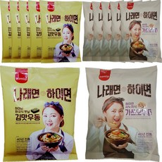 삼립 나래면 하이면 한국식 옛날 김맛우동 227 g 6p + 사누끼식 가쓰오우동 230 g 6p, 1세트