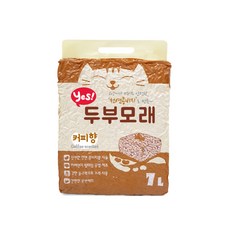 예스 두부 고양이 모래 커피향, 1개, 7L