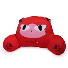 ANINARA 造型網眼靠墊 L號, 櫻桃紅