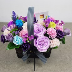 Blüehen Love Soap 花中心裝飾品, 紫色 C