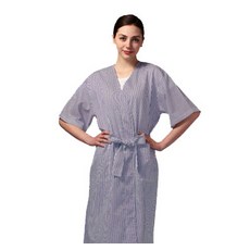 Yodel T/C條紋長袍 1118, 紫色的, 1個