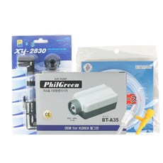 海綿過濾器 XY-2830 + Pilgreen 氣泡器 BT-A35 套組, 1套