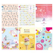 영아트 초등 3-6 무제노트 여아용 핑크, 랜덤 발송, 10권