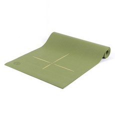 아따산 6P FREE 센터라인 요가매트, 그린, 1개