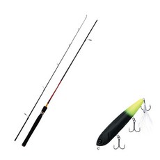 Apice Fire Storm浴霸擬餌竿 S662ML+Damiki Rambler 120硬擬餌餌魚 009 GREEN TAIL BLK, 1套