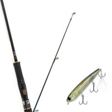 Won Da Avalon捲線器擬餌釣竿 662M+Damiki Rambler 120硬餌擬餌 304H SP AYU, 1套