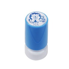 Somssi 做得好獅子讚萬年印章, 混色, 藍色