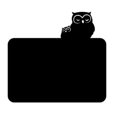 쿠 홈 인테리어 메모 보드 MO 20 부착형 블랙, 아크릴