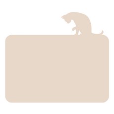 쿠 홈 인테리어 메모 보드 MO 23 부착형 베이지, 아크릴