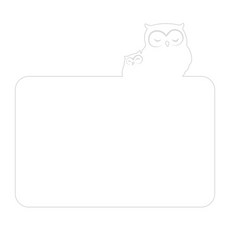 쿠 홈 인테리어 메모 보드 MO 20 부착형 화이트, 아크릴