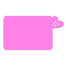 쿠 홈 인테리어 메모 보드 MO 19 부착형 핑크, 아크릴