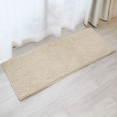 HANEE 素色超細纖維地墊, 淺褐色