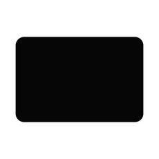 Kuu 家居裝飾壓克力備忘錄板 MO01 黏貼式 黑色, 亞克力