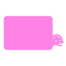 쿠 홈 인테리어 메모 보드 MO 11 부착형 핑크, 아크릴