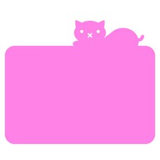 쿠 홈 인테리어 메모보드 MO 26 부착형 핑크, 아크릴